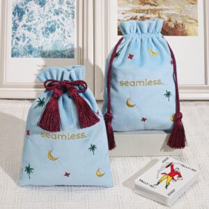 Velvet Drawstring Pouches for Small Ring