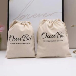  Customizable Cotton Drawstring Bags