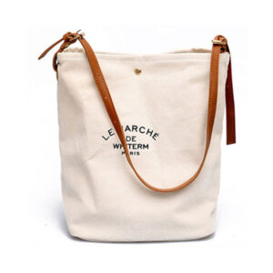 Plain Canvas With Zipper  Cotton Bags