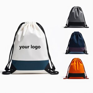 Reusable Sports Gym Backpack Lightweight Drawstring